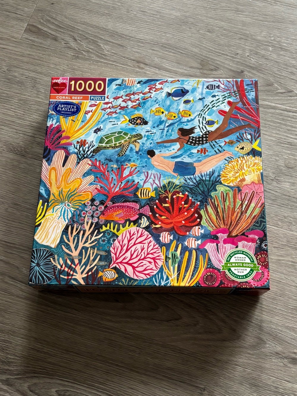 Coral Reef 1000-Piece Jigsaw Puzzle — Eeboo